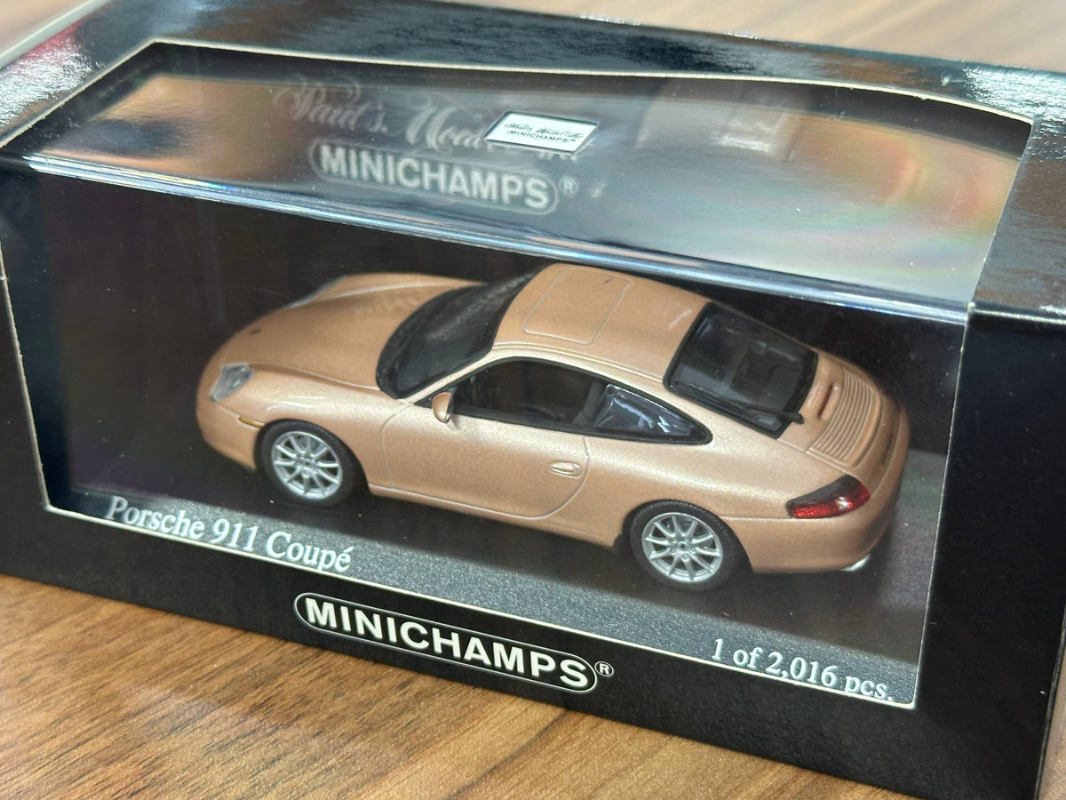 Minichamps Porsche 911 Coupe 2001 - Silver Gold - 1/43 Diecast Model