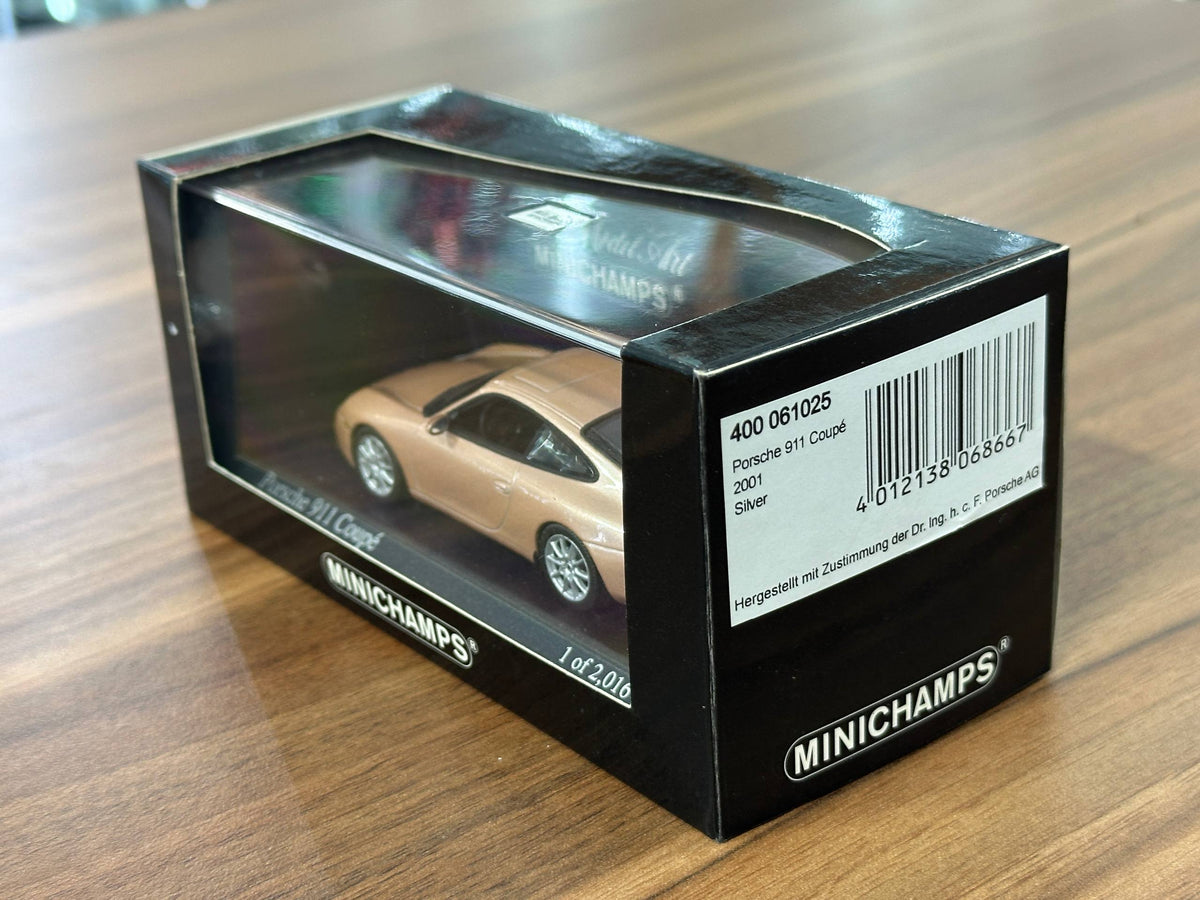 Minichamps Porsche 911 Coupe 2001 - Silver Gold - 1/43 Diecast Model