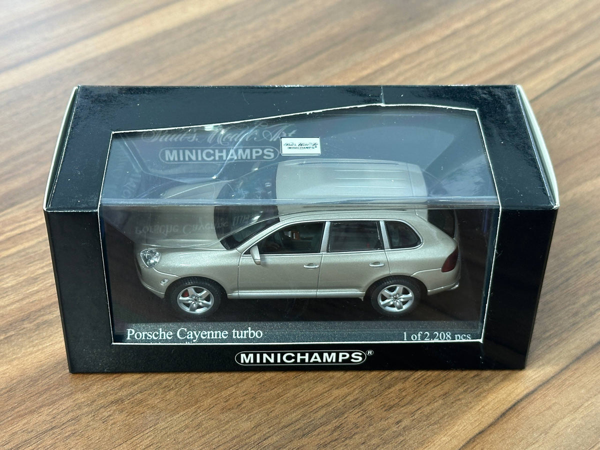 Minichamps Porsche Cayenne Turbo 2002 - Beige Metallic - 1/43 Diecast Model