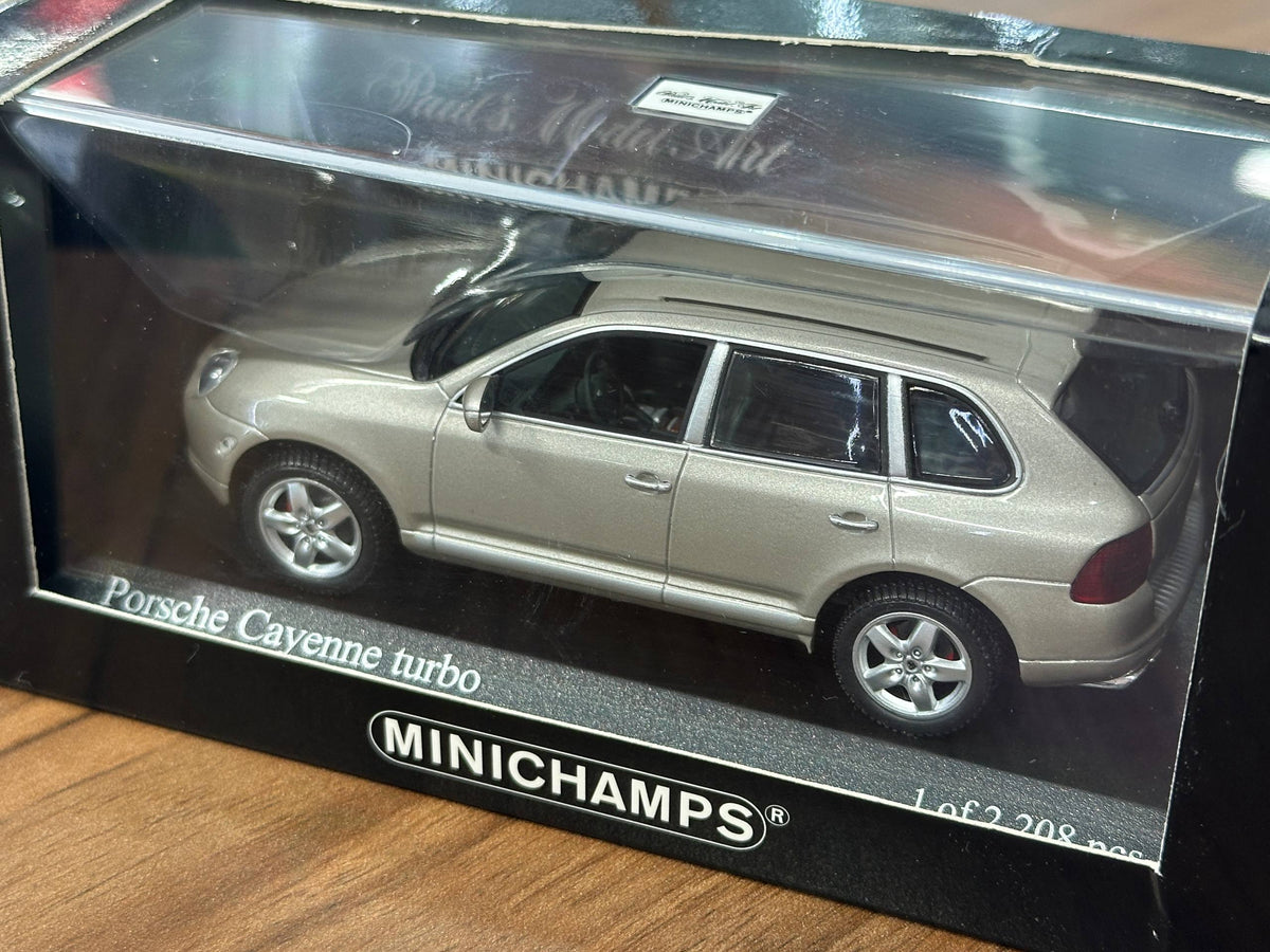 Minichamps Porsche Cayenne Turbo 2002 - Beige Metallic - 1/43 Diecast Model