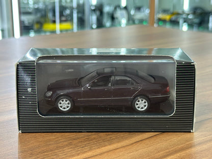 1/43 Diecast Model Dealer Edition Mercedes Benz S Class Dark Brown Metallic