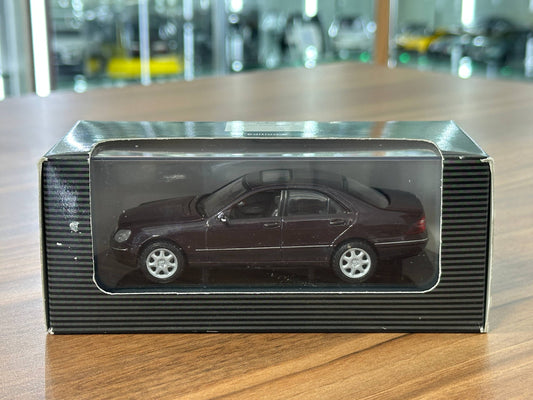 1/43 Diecast Model Dealer Edition Mercedes Benz S Class Dark Brown Metallic