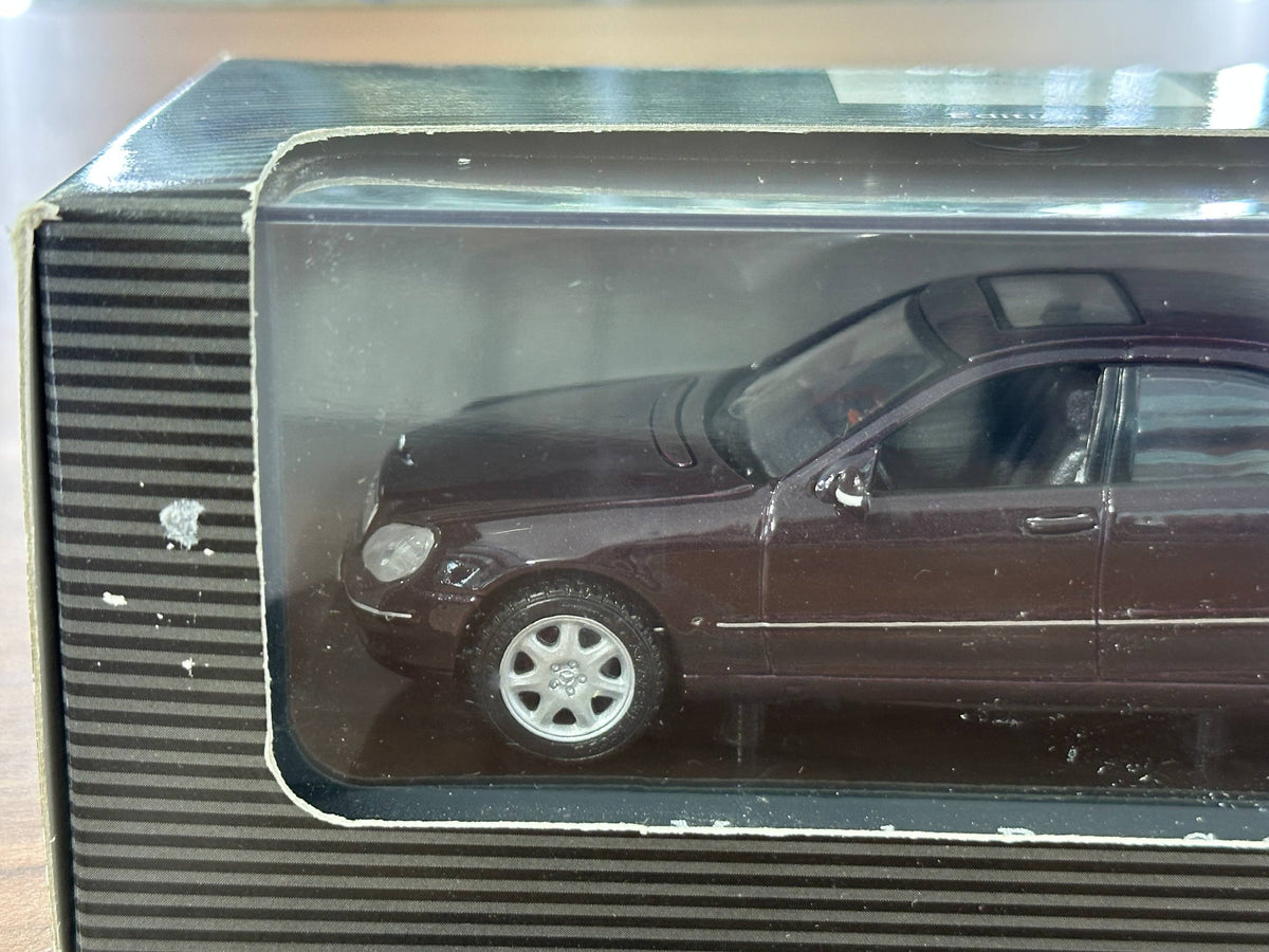 1/43 Diecast Model Dealer Edition Mercedes Benz S Class Dark Brown Metallic