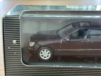 1/43 Diecast Model Dealer Edition Mercedes Benz S Class Dark Brown Metallic