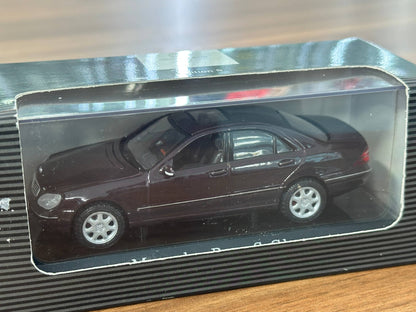 1/43 Diecast Model Dealer Edition Mercedes Benz S Class Dark Brown Metallic