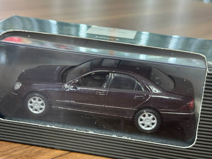 1/43 Diecast Model Dealer Edition Mercedes Benz S Class Dark Brown Metallic