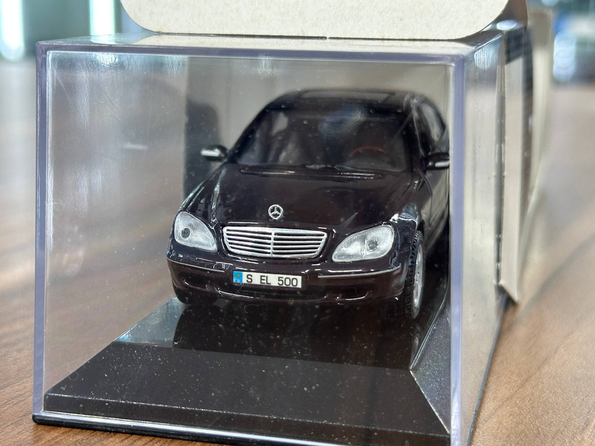 1/43 Diecast Model Dealer Edition Mercedes Benz S Class Dark Brown Metallic