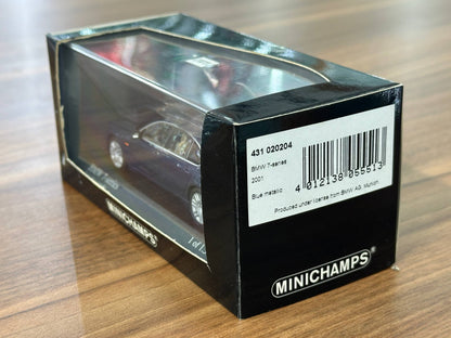 1/43 Diecast Model Minichamps BMW 7 Series 2001 in Blue Metallic