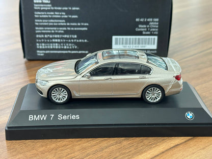 1/43 Diecast Model Dealer Edition BMW 7 Series in Gold
