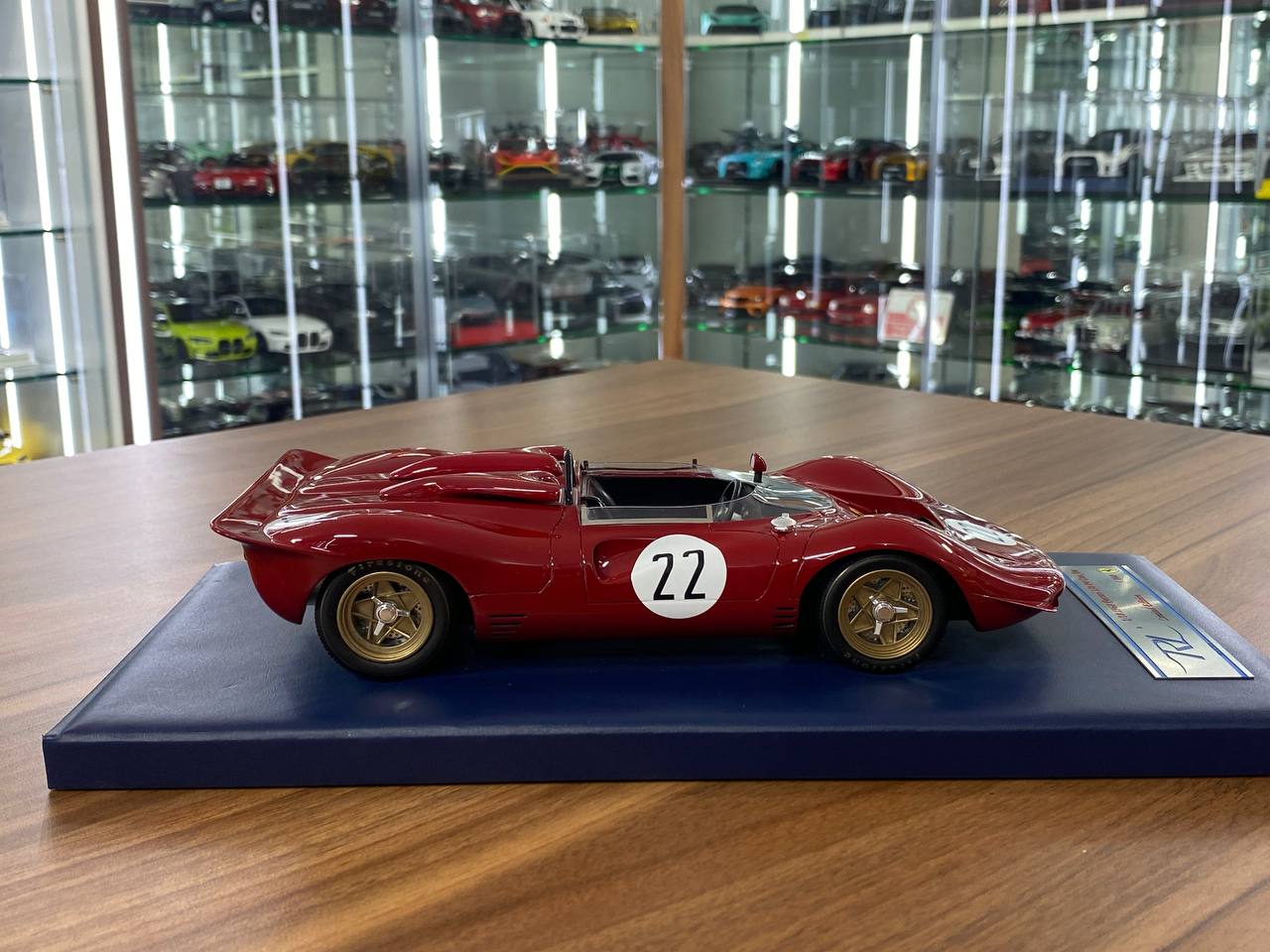 1/18 Resin CMF Models Ferrari 350 P4 Spider Can-Am #22 Red Limited-100 pcs