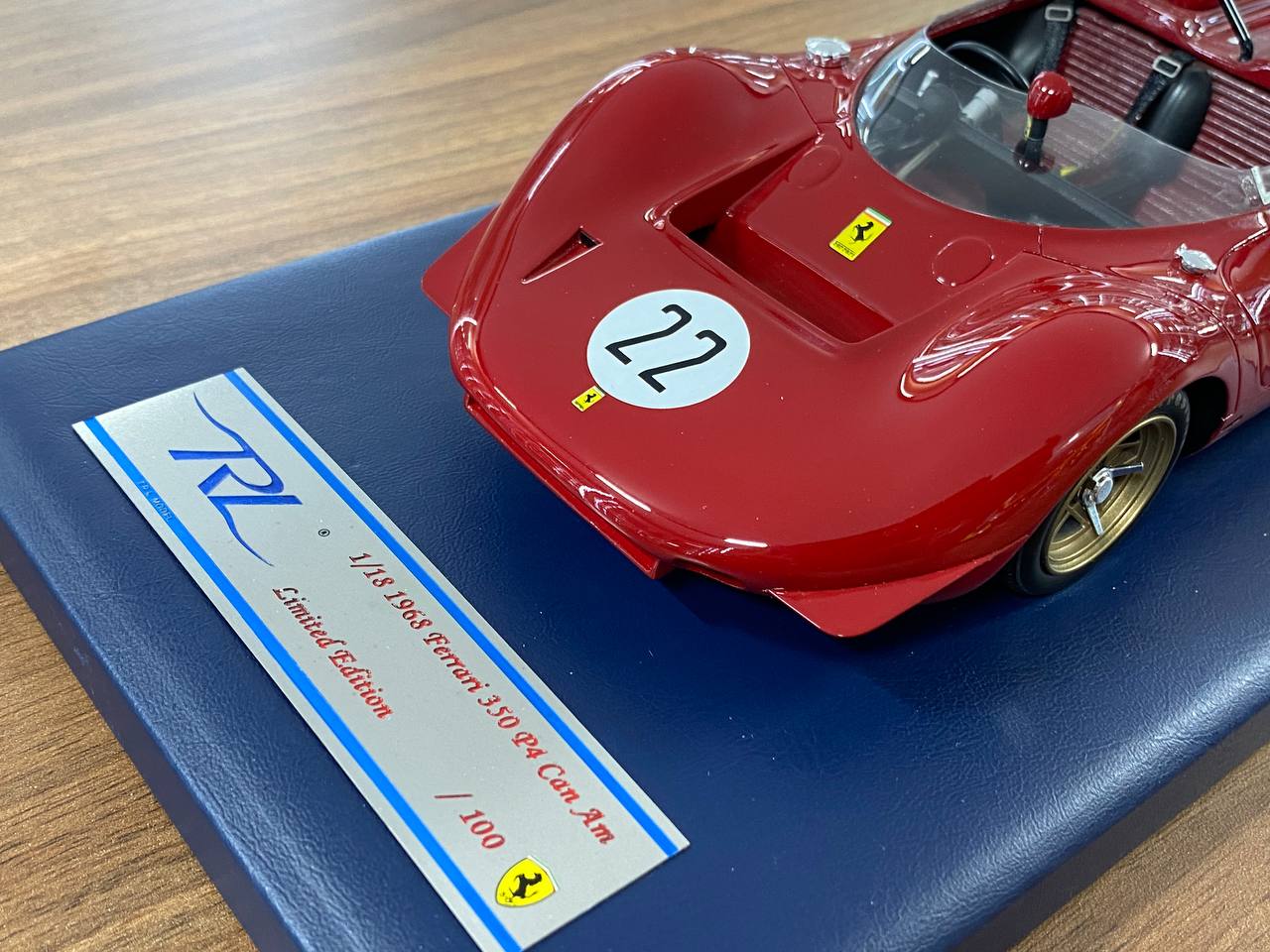 1/18 Resin CMF Models Ferrari 350 P4 Spider Can-Am #22 Red Limited-100 pcs