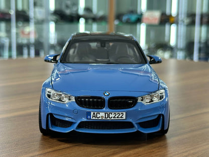 Norev Dealer Edition BMW M3 Competition (2017) – Marina Blue – 1:18 Diecast Model (Full Opening)
