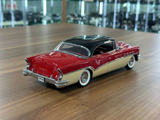 1/24 Diecast Buick Roadmaster 4-Door Riviera 1956 Red – Danbury Mint Limited Edition