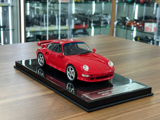 1/18 Resin Porsche 911 Turbo S – A&H Models (Guards Red)