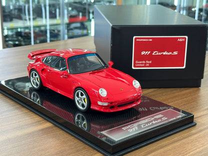 1/18 Resin Porsche 911 Turbo S – A&H Models (Guards Red)