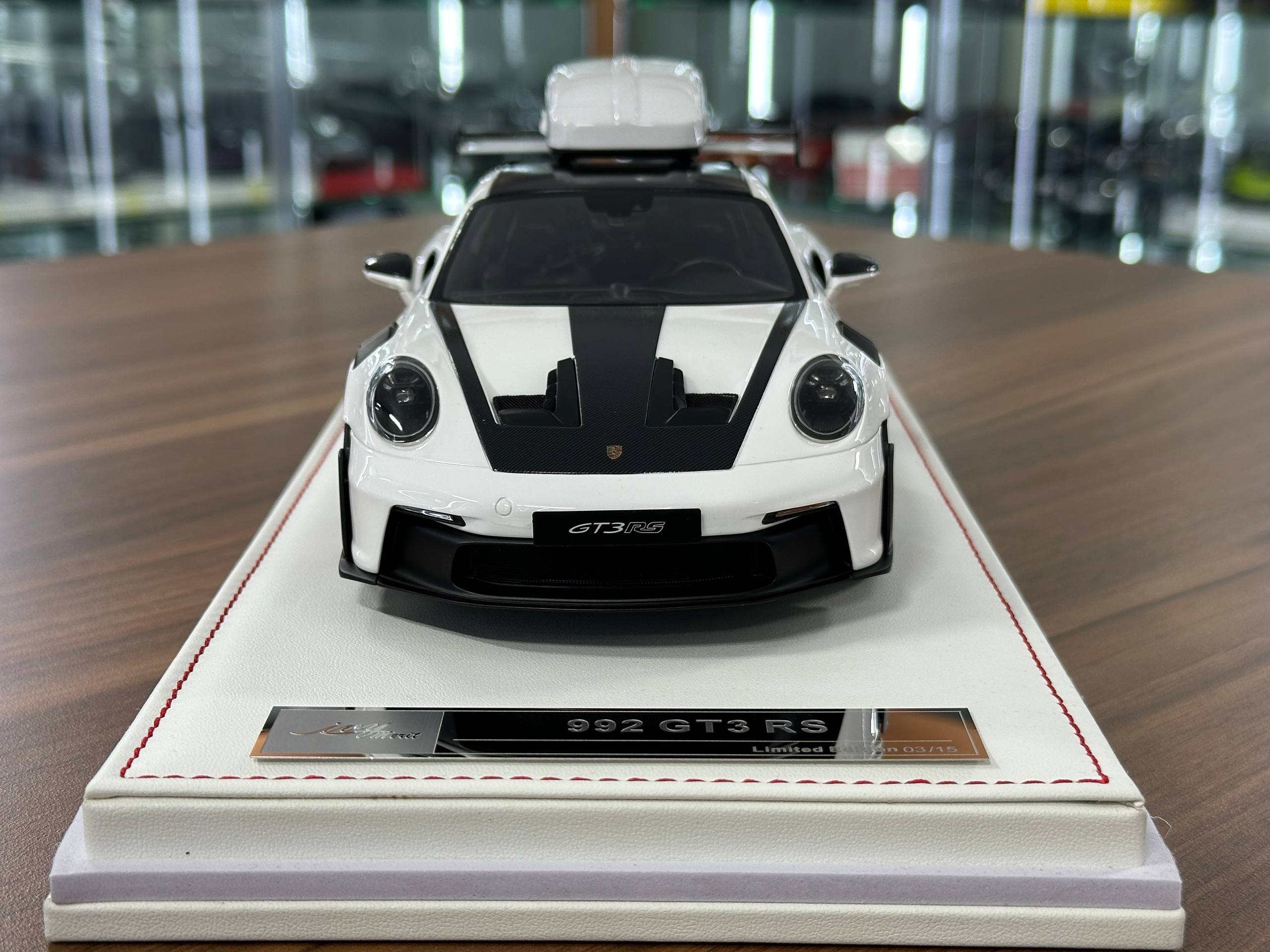 Porsche 911 GT3 RS (992) White Red Special Edition – Resin Model