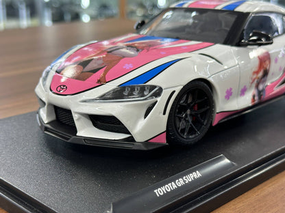 1/18 Diecast Solido Toyota Supra GR street fighter Hitasha 2024 in White Pink