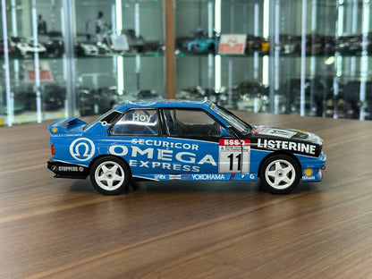 1/18 Diecast Solido BMW M3 E30 - BTCC 1991 W.HOY #11 Racing Decal Blue