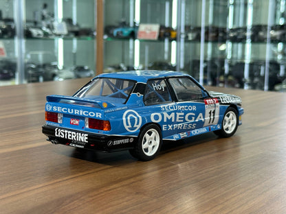 1/18 Diecast Solido BMW M3 E30 - BTCC 1991 W.HOY #11 Racing Decal Blue