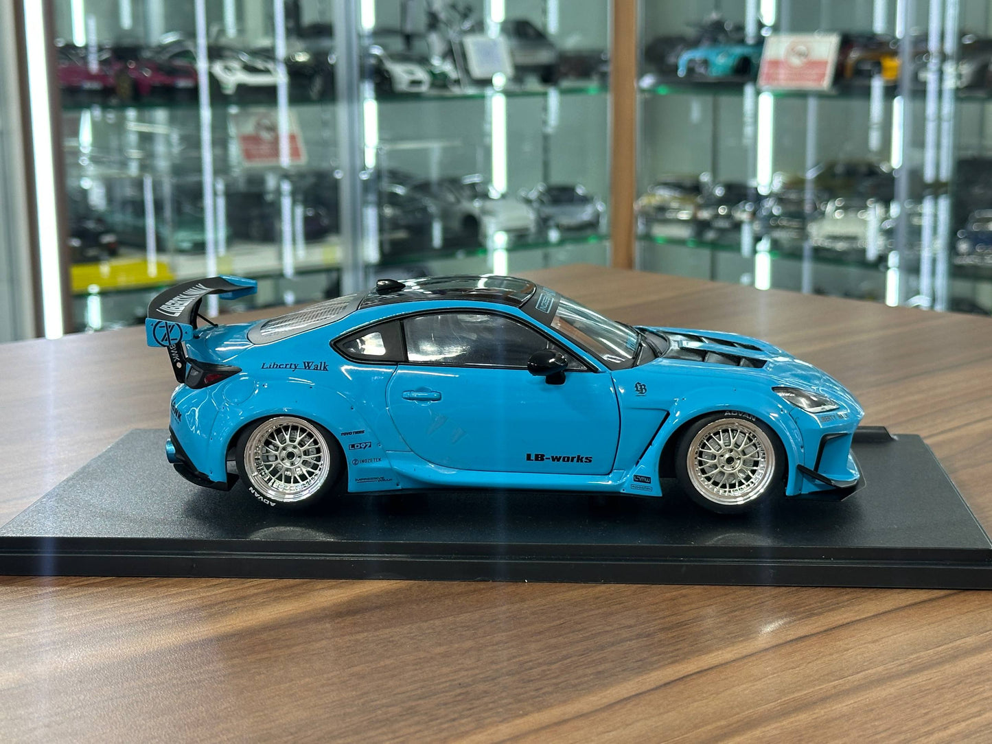1/18 Diecast Solido Toyota GR86 LBWK BodyKit 2024 Baby Blue