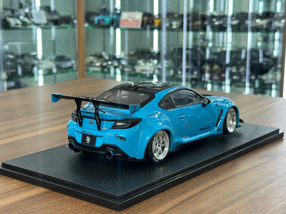 1/18 Diecast Solido Toyota GR86 LBWK BodyKit 2024 Baby Blue