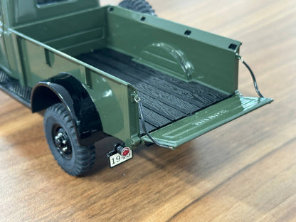 1/24 Diecast Dodge Power Wagon Pickup Truck 1946 – Army Green – Danbury Mint Limited Edition