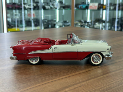1/24 Diecast  Danbury Mint Oldsmobile Super Eighty?Eight Convertible (1955) – Red & White  Limited Edition
