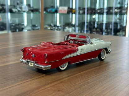 1/24 Diecast  Danbury Mint Oldsmobile Super Eighty?Eight Convertible (1955) – Red & White  Limited Edition