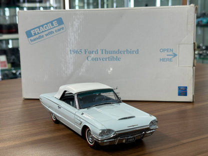 1/24 Diecast Ford Thunderbird Convertible 1965 Light Blue – Danbury Mint Limited Edition