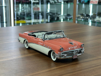 1/24 Diecast Buick Roadmaster Convertible (1956) – Salmon White – Danbury Mint Limited Edition