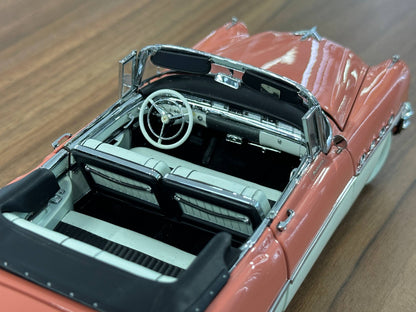 1/24 Diecast Buick Roadmaster Convertible (1956) – Salmon White – Danbury Mint Limited Edition