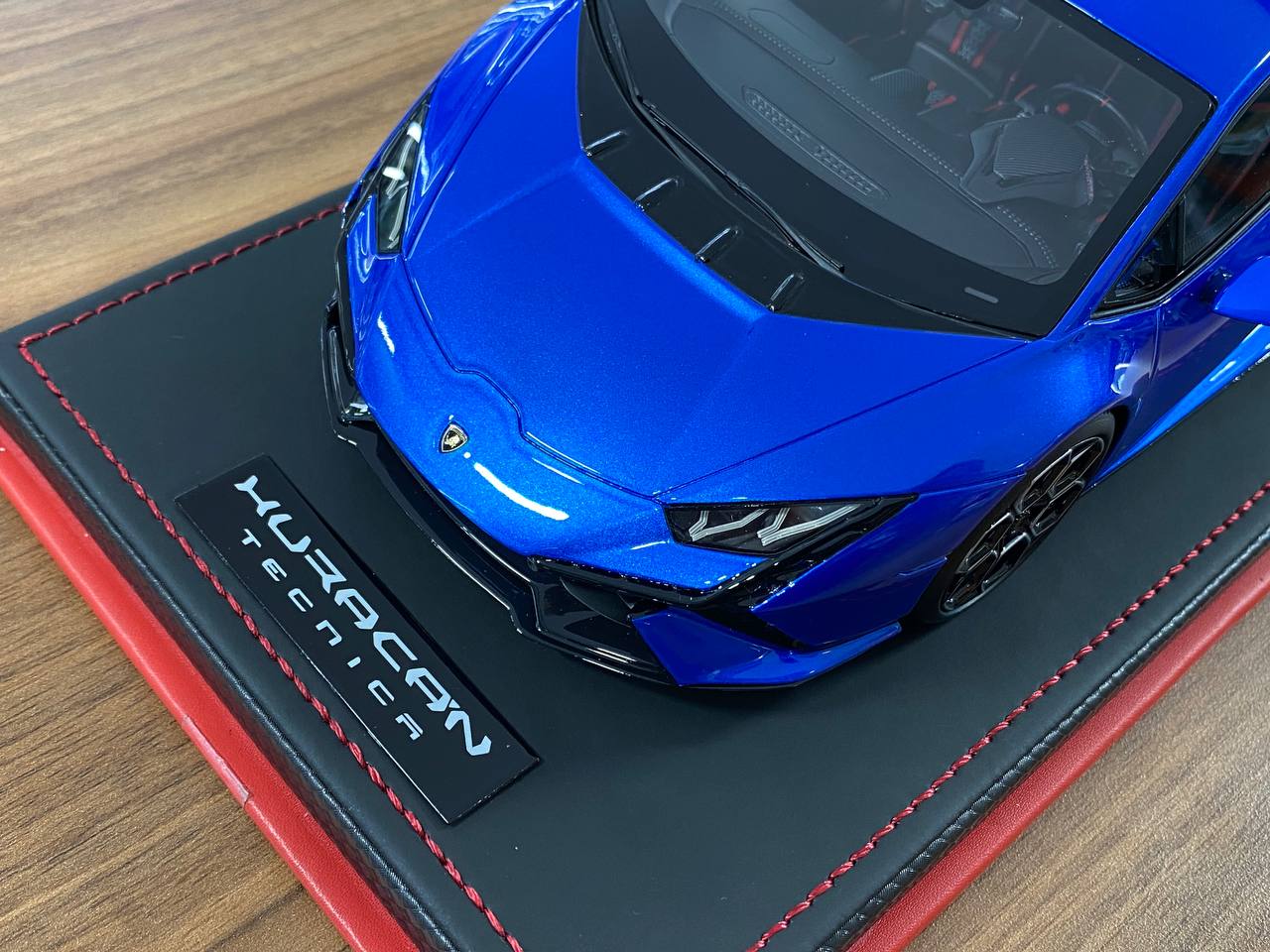 1/18 Resin Lamborghini Huracan Tecnica Blue by MR Collection Limited to 49 pcs