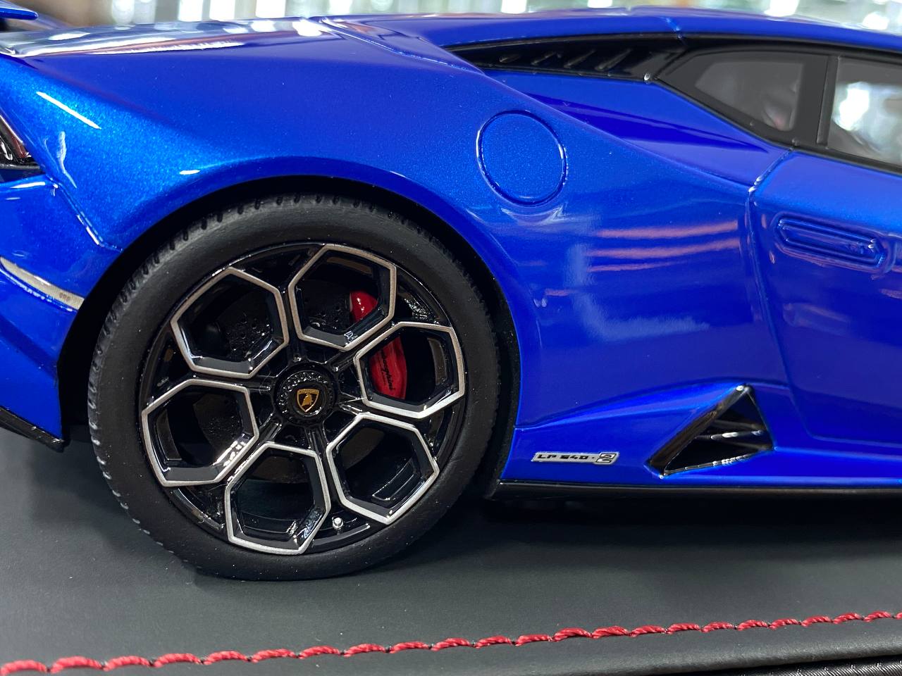 1/18 Resin Lamborghini Huracan Tecnica Blue by MR Collection Limited to 49 pcs