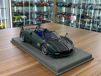 1/18 Diecast Pagani Zonda Huayra Green BBR Scale Model Car