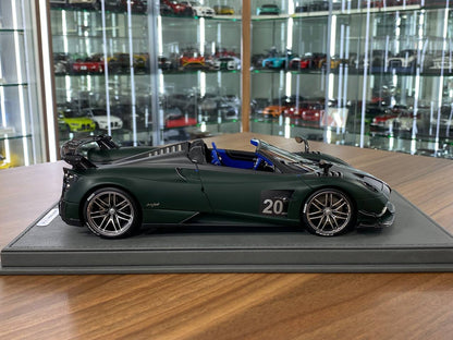 1/18 Diecast Pagani Zonda Huayra Green BBR Scale Model Car