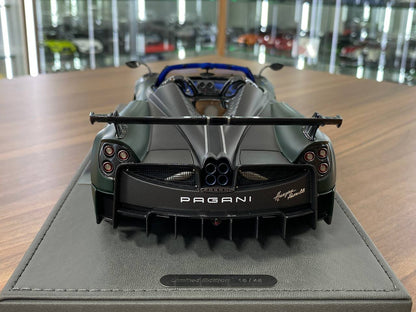 1/18 Diecast Pagani Zonda Huayra Green BBR Scale Model Car