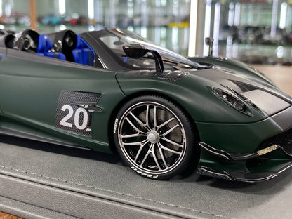 1/18 Diecast Pagani Zonda Huayra Green BBR Scale Model Car