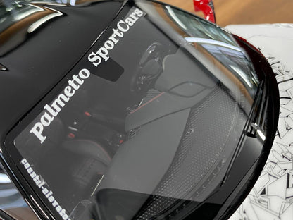 1:18 Resin Model Ferrari 488 GTB Novitec  – White/Rosso Corsa | Davis & Giovanni (Limited Edition of 50 – Dubai Exclusive)