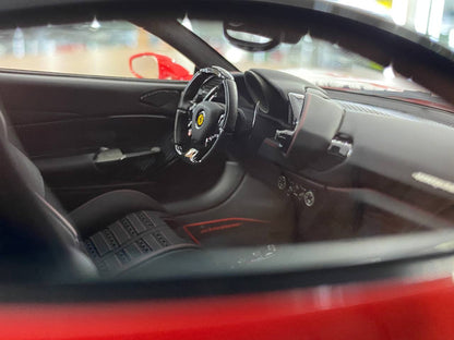 1:18 Resin Model Ferrari 488 GTB Novitec  – White/Rosso Corsa | Davis & Giovanni (Limited Edition of 50 – Dubai Exclusive)