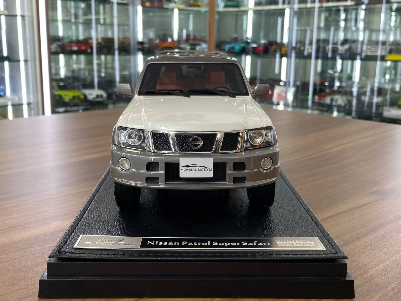 1/18 Nissan Patrol Super Safari Diecast White by IVY Models [Special Number 99/99]