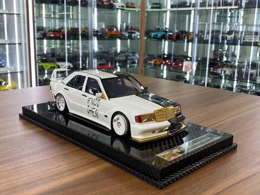 VIP Model Mercedes Benz 190 E & A$AP ROCKY'S [Resin Black & White Decal | Limited Edition]