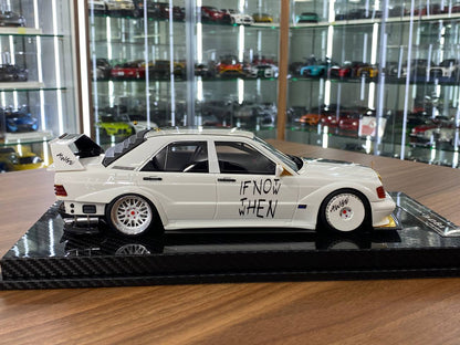 VIP Model Mercedes Benz 190 E & A$AP ROCKY'S [Resin Black & White Decal | Limited Edition]