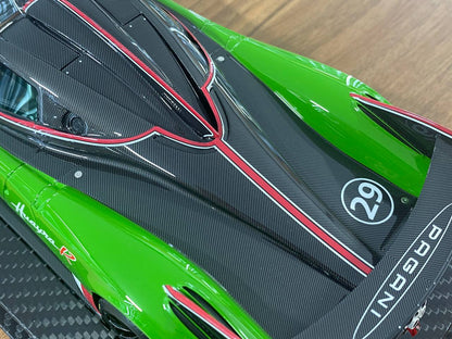 Exclusive 1/18 Resin VIP Model Pagani Huayra R #29 [Green | Limited Edition ]