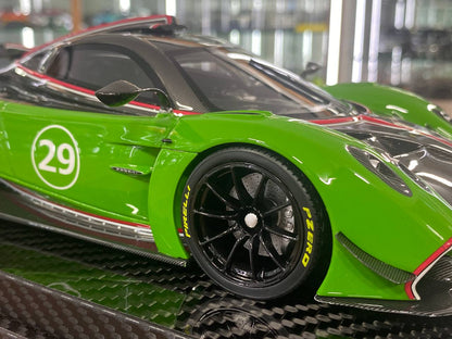 Exclusive 1/18 Resin VIP Model Pagani Huayra R #29 [Green | Limited Edition ]