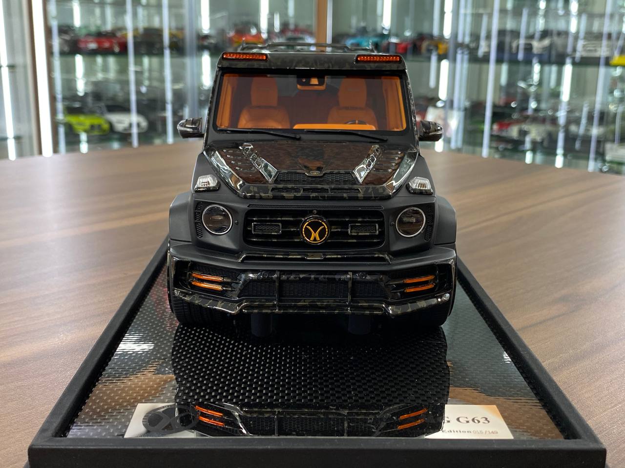 1/18 Resin Mercedes-Benz G63 MANSORY Matt Black Motorhelix