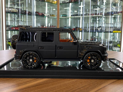 1/18 Resin Mercedes-Benz G63 MANSORY Matt Black Motorhelix