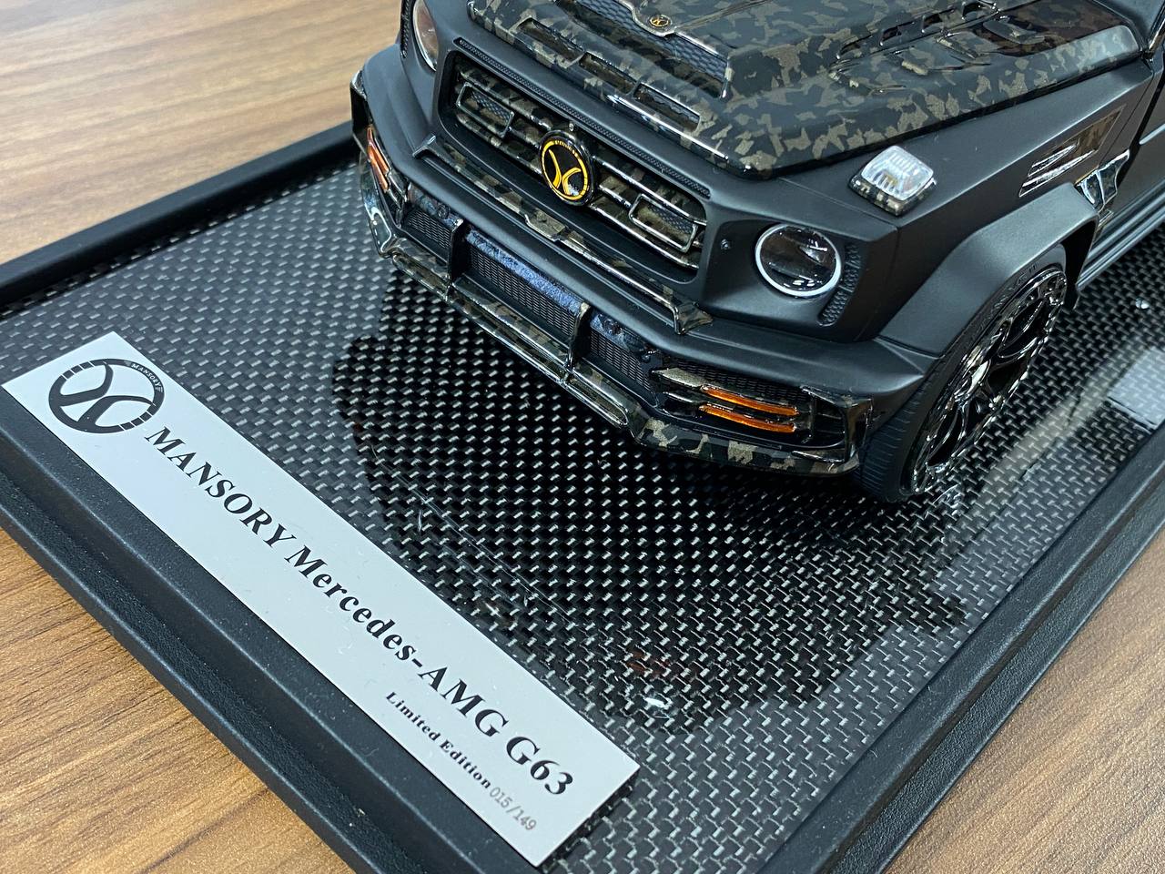 1/18 Resin Mercedes-Benz G63 MANSORY Matt Black Motorhelix