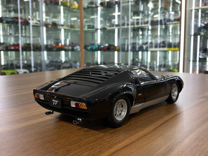 1/18 Diecast Full opening Kyosho Lamborghini MIURA P400 SV Black