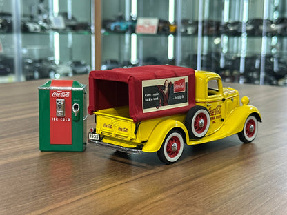 Ford Coca Cola Delivery 1935 – Yellow – 1:24 Diecast (Full Opening)