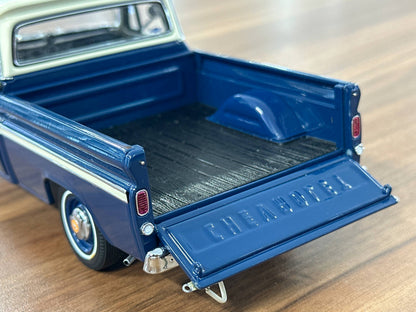 Chevrolet C10 Pickup Truck 1966 – Dark Blue – 1:24 Diecast (Full Opening)